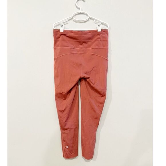 Lululemon fast and free high rise crop tight cherry tint - Picture 2 of 5